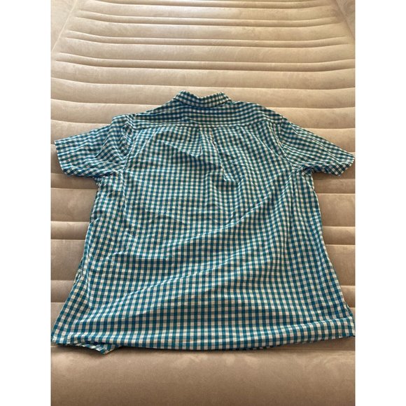 Vintage U.S. assn shirt Mens TL Blue and White Polo Logo Button Down - Picture 4 of 4